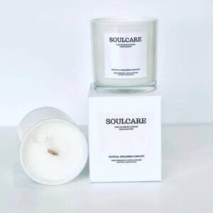 SOULCARE Crystal Candle: Yuzu Blossom & Hinoki 8oz.
